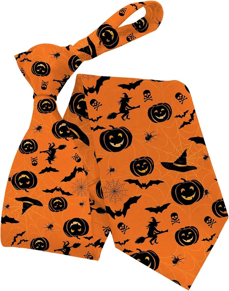 ARESD Men's Tie Funny Neckties Halloween Novelty Ties Formal Party Business Neckties - Image 5